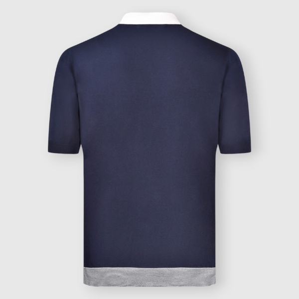 Immagine di Polo skipper in maglia doppio collo