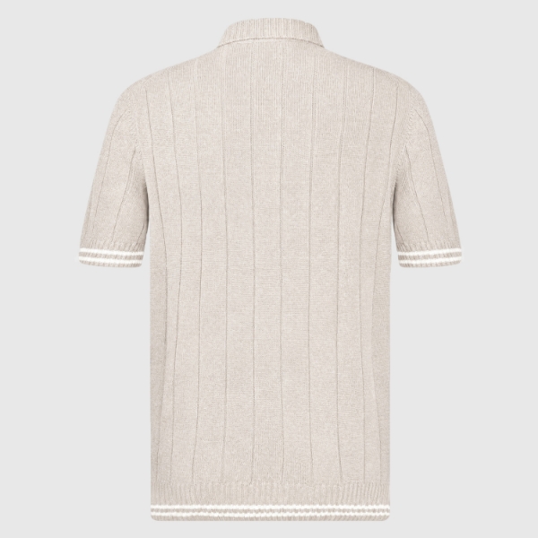 Picture of Ribbed knit polo
