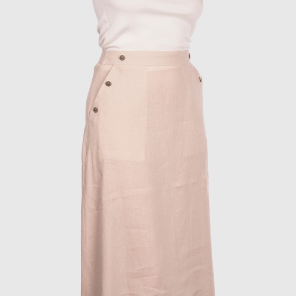 Picture of Buttons midi skirt