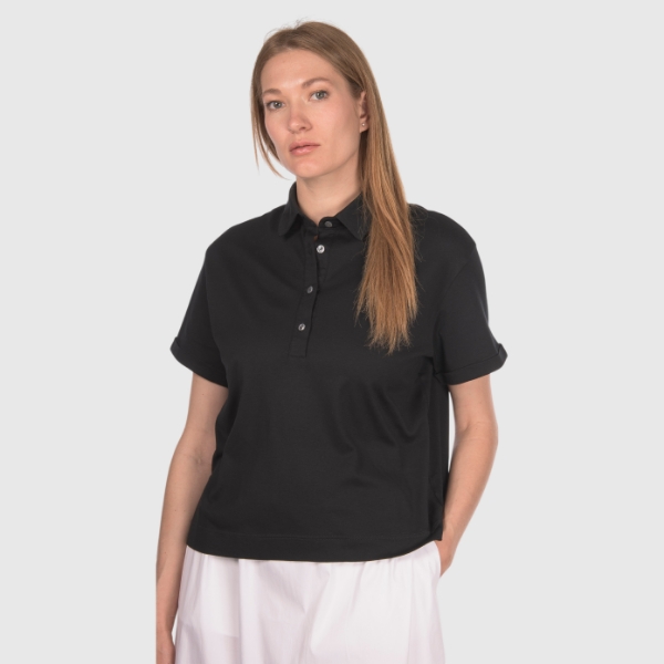 Immagine di Polo jersey con spacchetti
