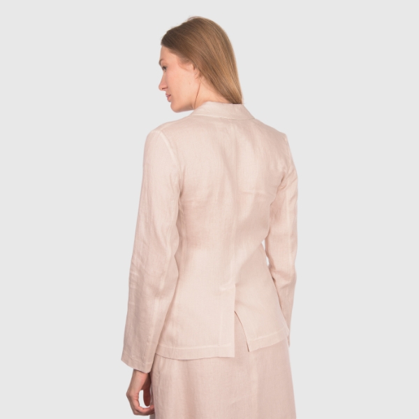Picture of Patch pockets linen jersey jacket