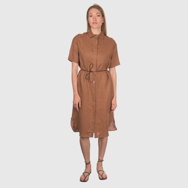Immagine di Abito midi jersey collo a polo