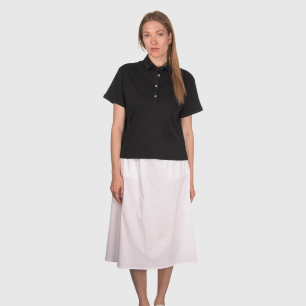 Immagine di Polo jersey con spacchetti