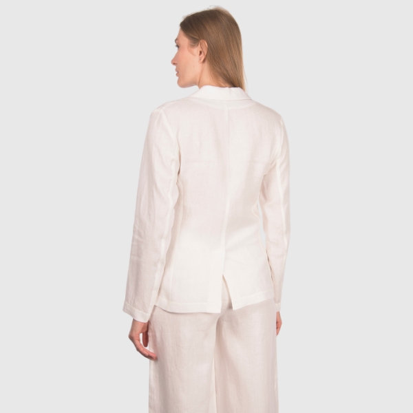 Picture of Patch pockets linen jersey jacket
