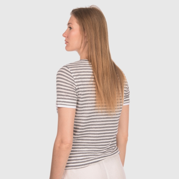 Immagine di T-shirt jersey a righe