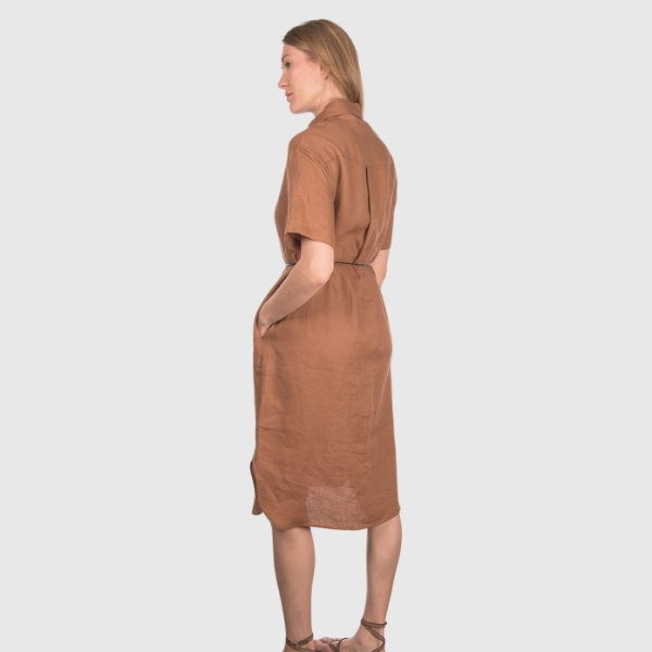 Immagine di Abito midi jersey collo a polo