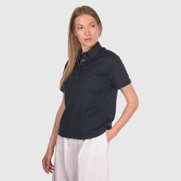 Immagine di Polo jersey con spacchetti