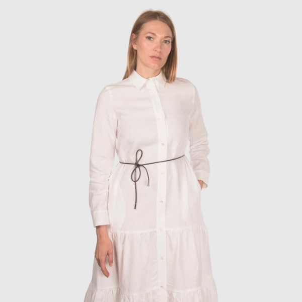 Immagine di Abito midi jersey con balze