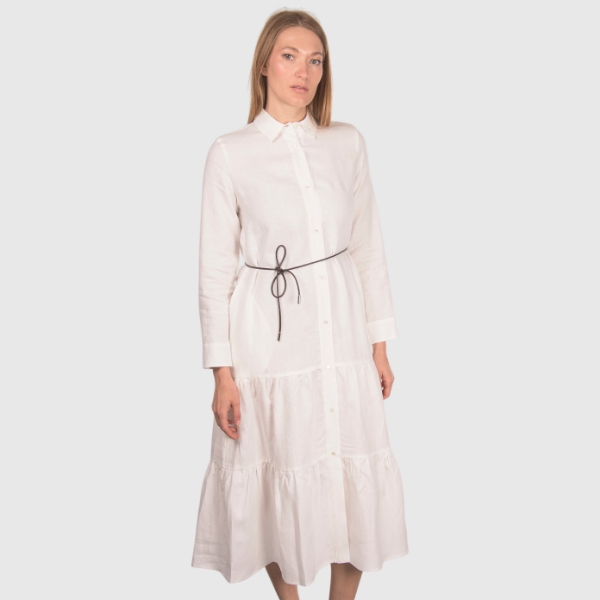 Immagine di Abito midi jersey con balze