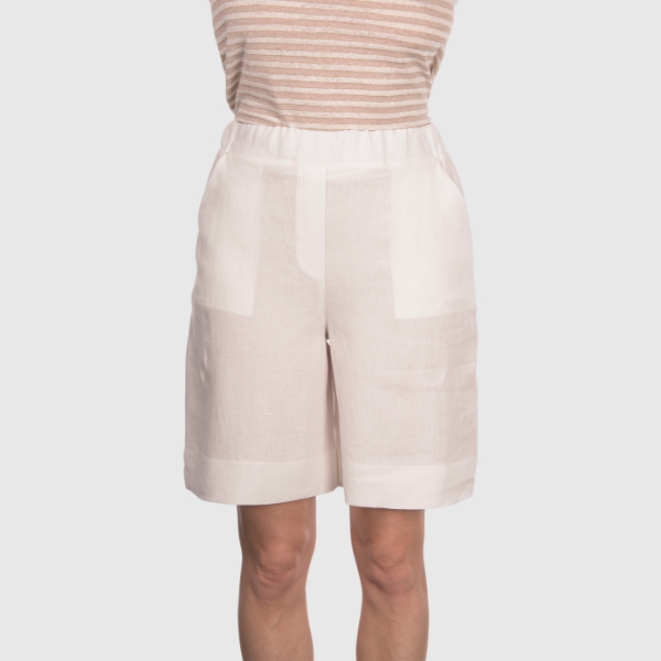 Picture of Linen jersey bermuda