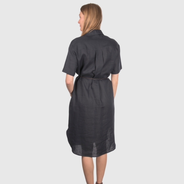 Immagine di Abito midi jersey collo a polo