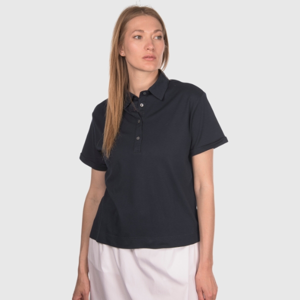 Immagine di Polo jersey con spacchetti