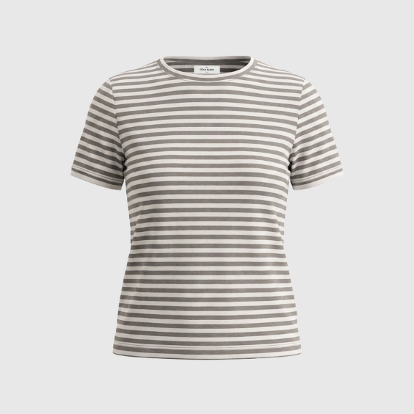 Immagine di T-shirt jersey a righe