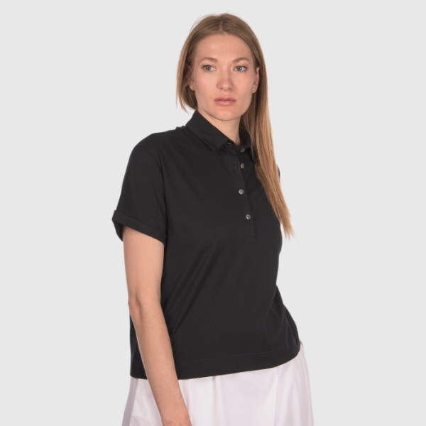 Immagine di Polo jersey con spacchetti