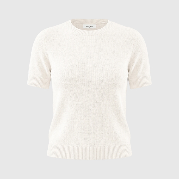 Immagine di T-shirt in maglia con paillettes
