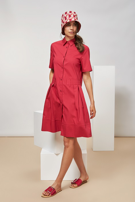 Chemisier dress with buttons